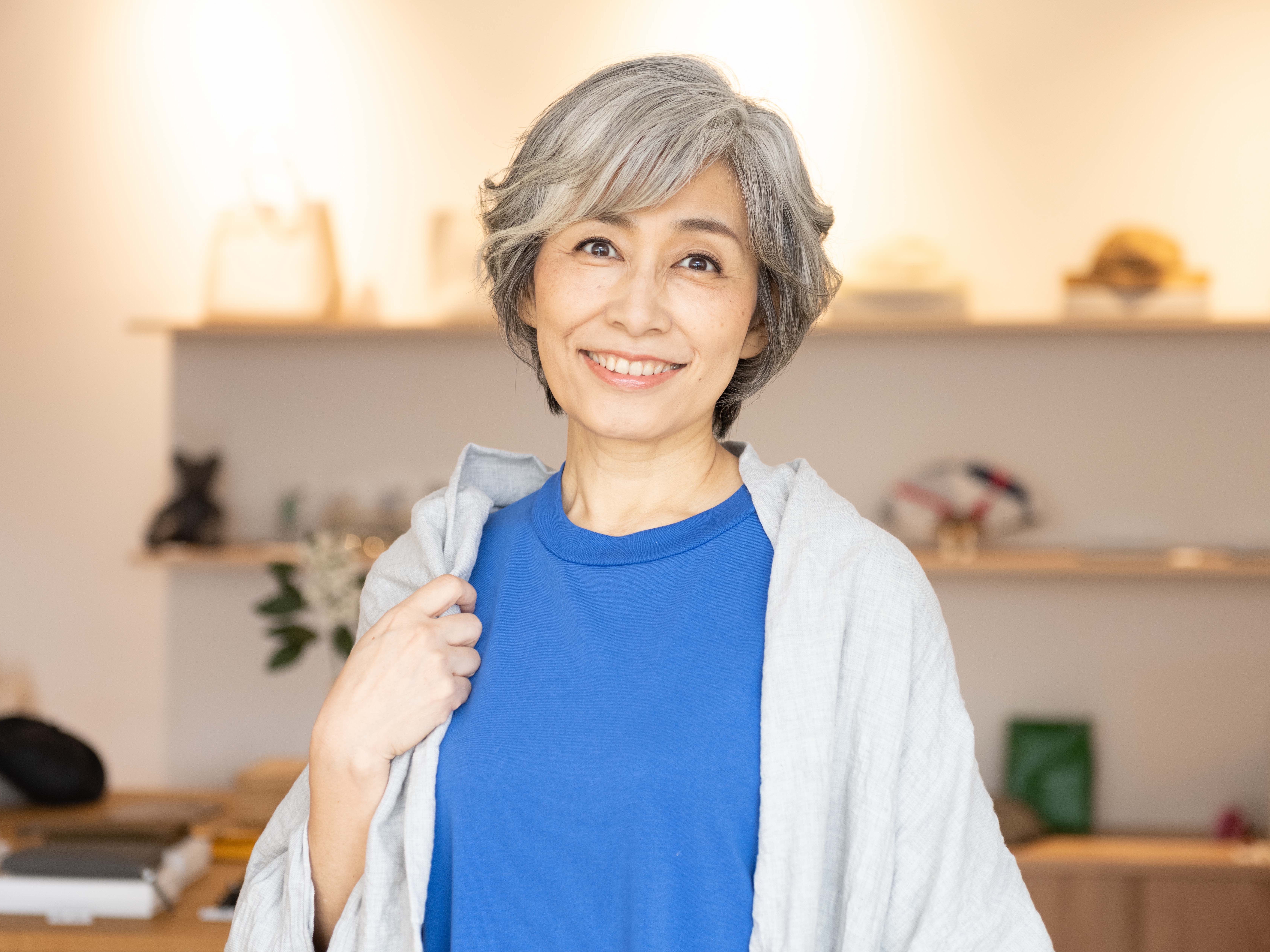 50代からのお洒落な似合うスタイルを提案します！｜えがお美容室奈良店